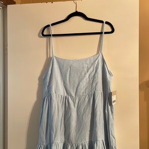 For Days Tiered Cami Dress in bluelight NWT XXL